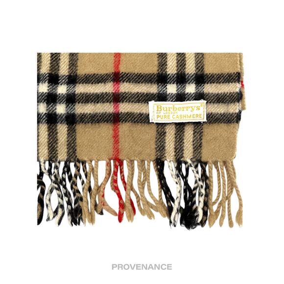 🔴 Burberry Scarf - PURE CASHMERE Nova Check - Picture 5 of 7